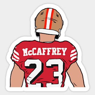 Christian McCaffrey Back-To Sticker